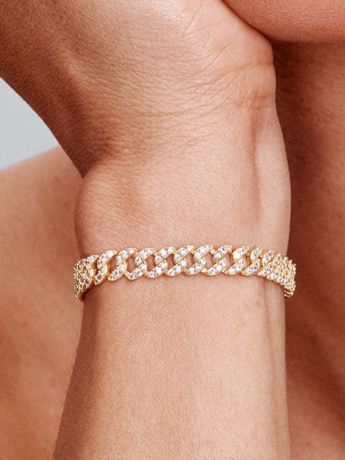 Cuban moissanite bracelet
