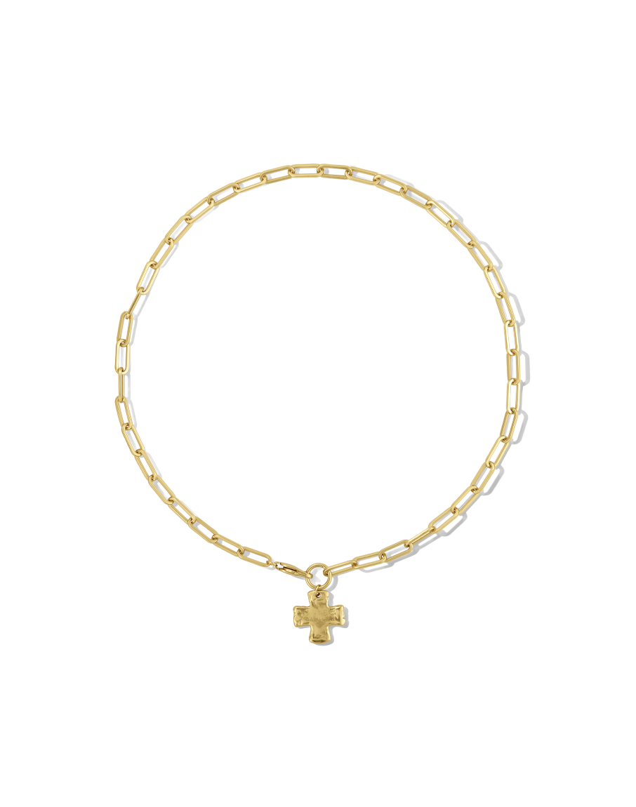 Collar de cruz grande