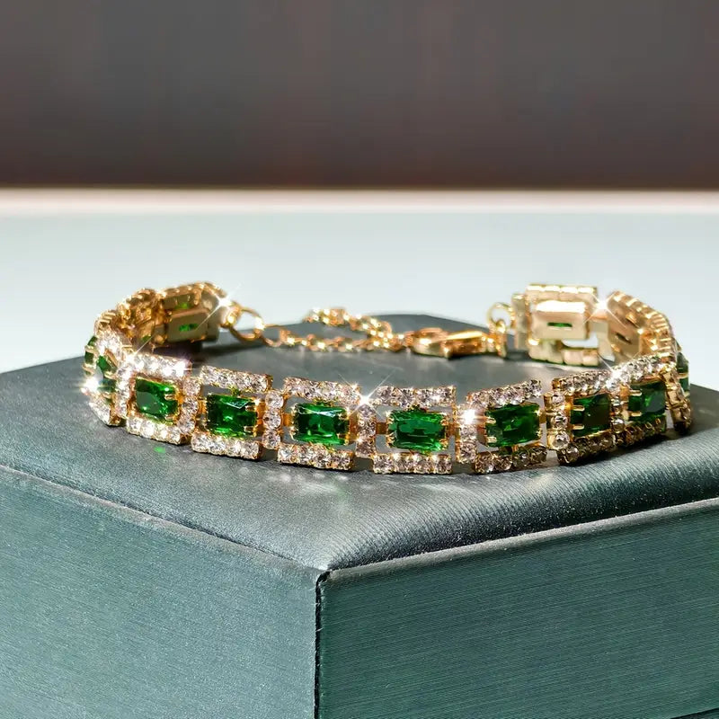 Pulsera Josefína Esmeralda