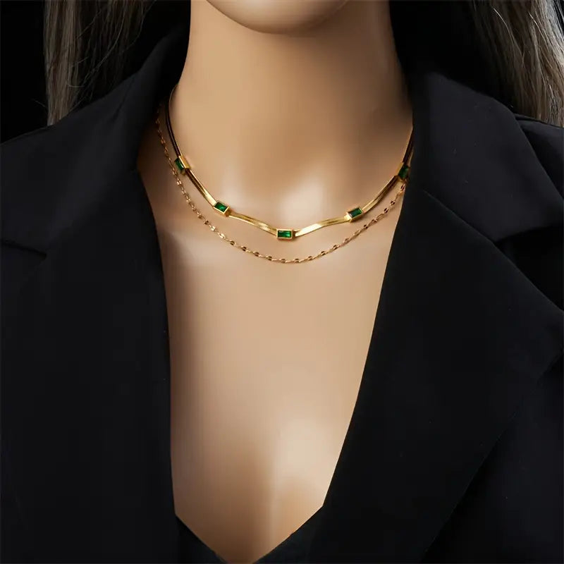 Collar de esmeraldas Annelie