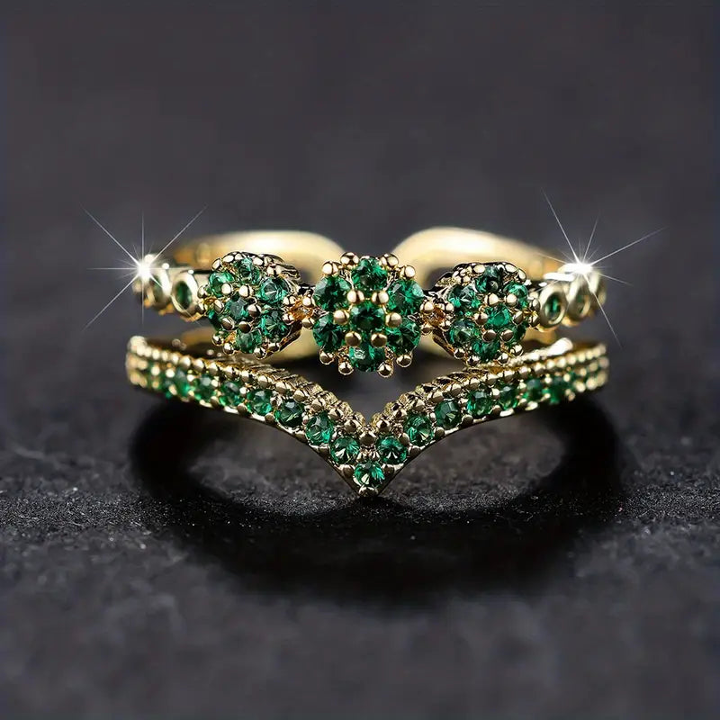 Anillo Esmeralda Marisa