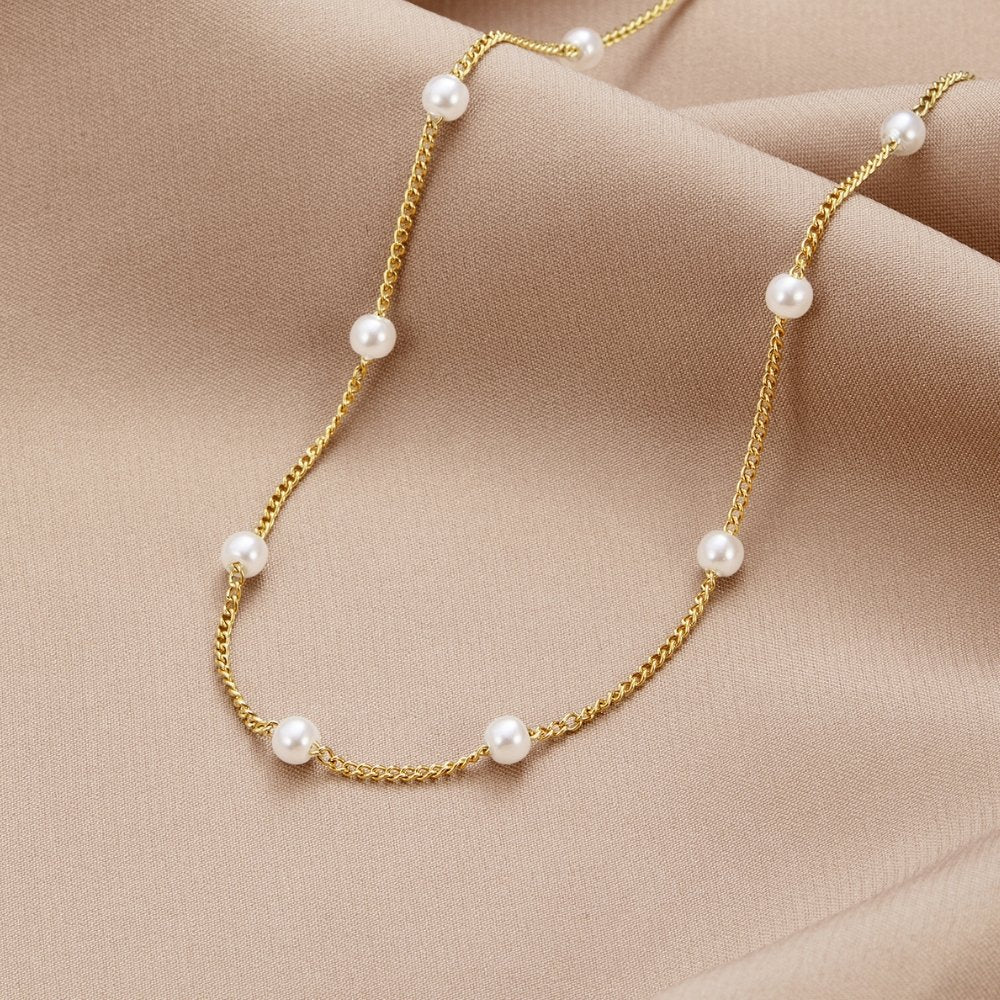 Collar de Perlas Nura en Oro de 18K
