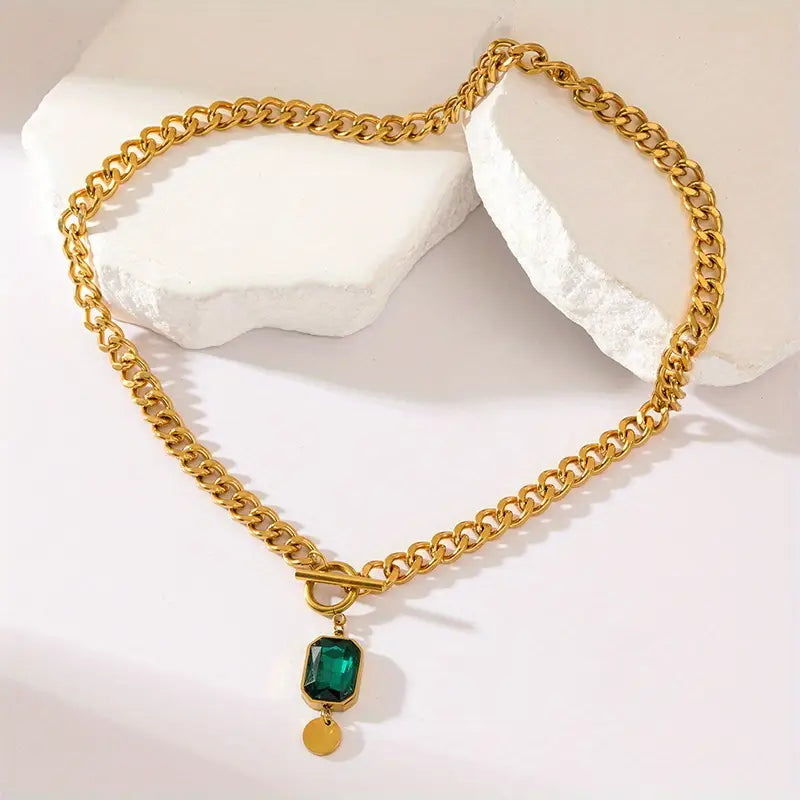 Collar Esmeralda Tereza