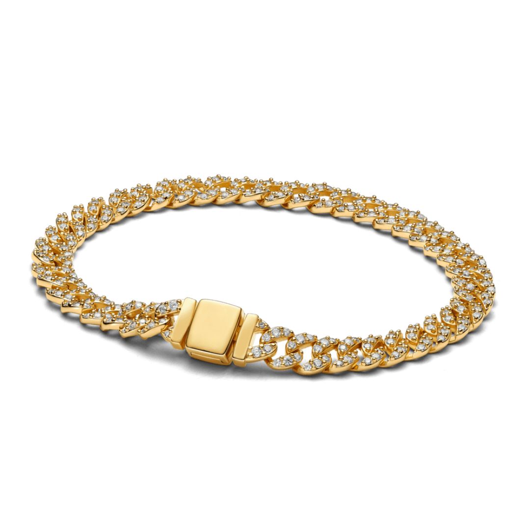 Cuban moissanite bracelet