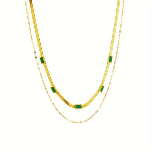 Collar de esmeraldas Annelie