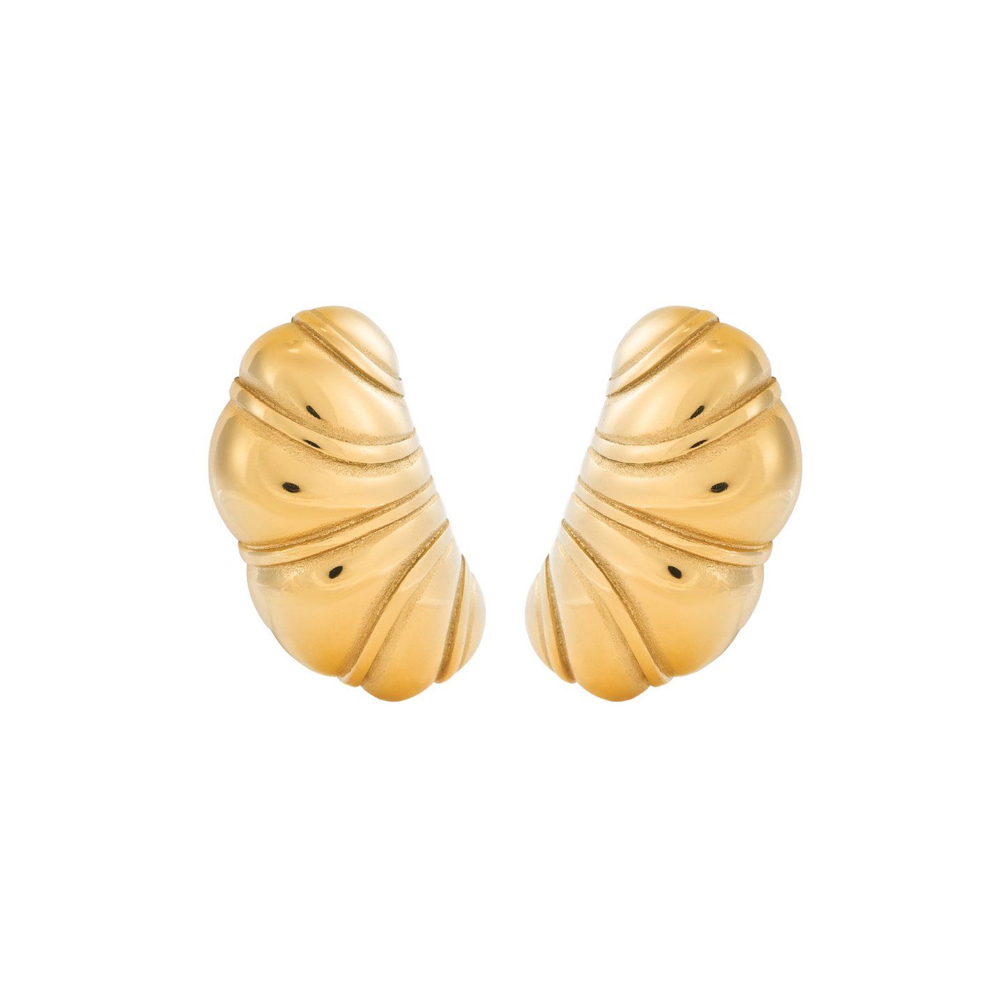 PENDIENTES DE CROISSANT ATREVIDOS.