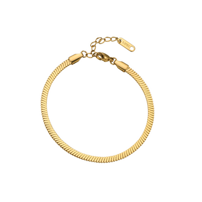 Pulsera Cadena Plana Gruesa