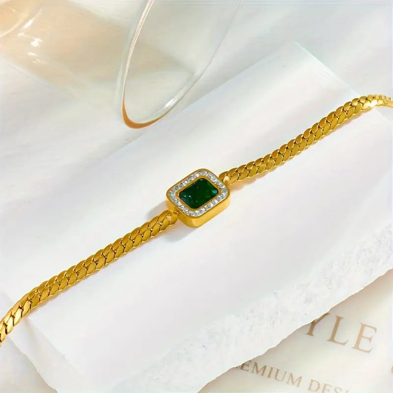 Pulsera Esmeralda Emilia