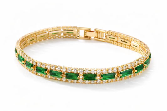 Pulsera Josefína Esmeralda