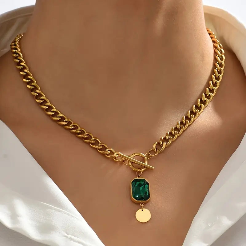 Collar Esmeralda Tereza