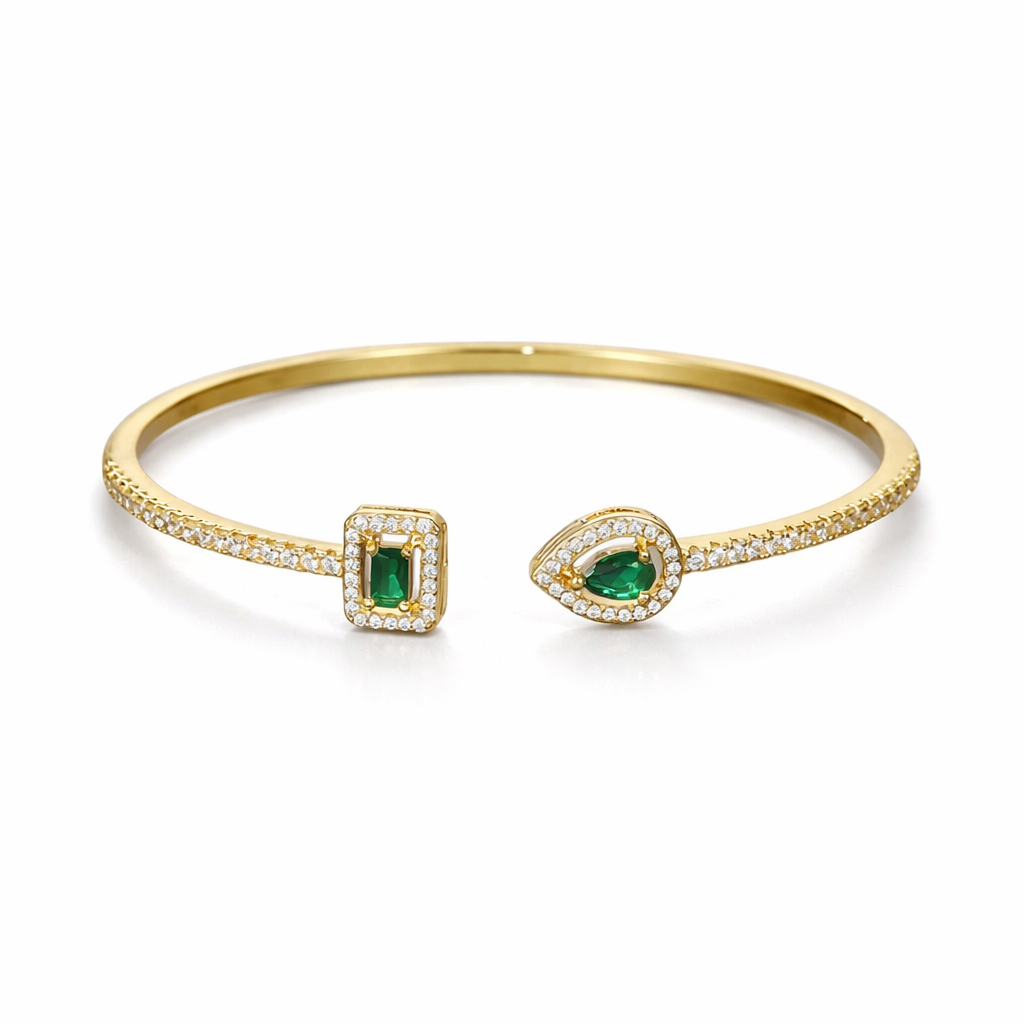 Pulsera de esmeraldas Klára