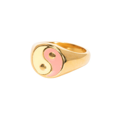 Anillo bañado en oro