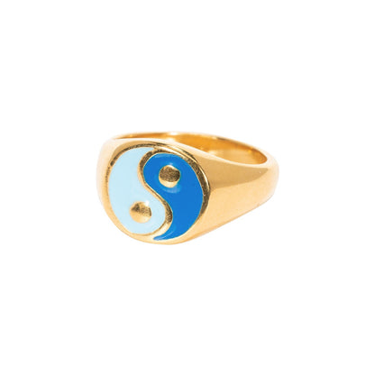 Anillo bañado en oro