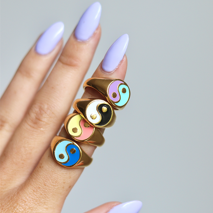 Anillo bañado en oro