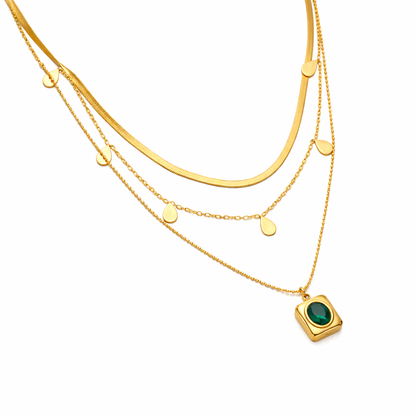 Collar Leona Esmeralda
