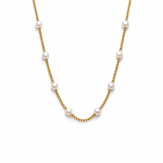 Collar de Perlas Nura en Oro de 18K