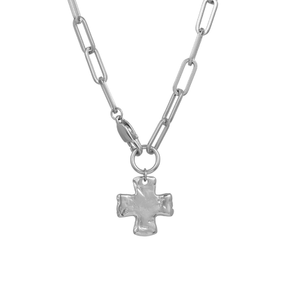 Collar de cruz grande