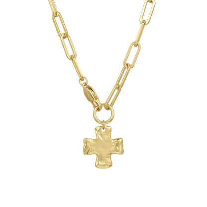 Collar de cruz grande