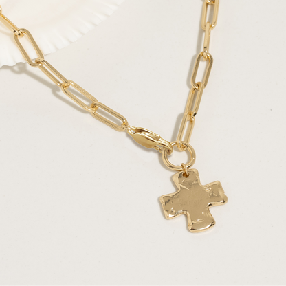 Collar de cruz grande