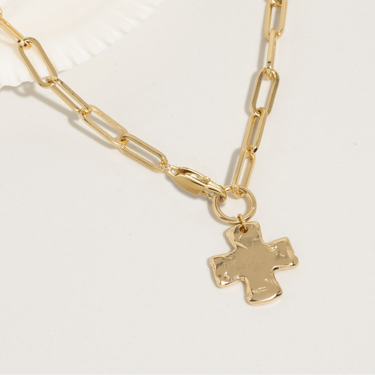 Collar de cruz grande