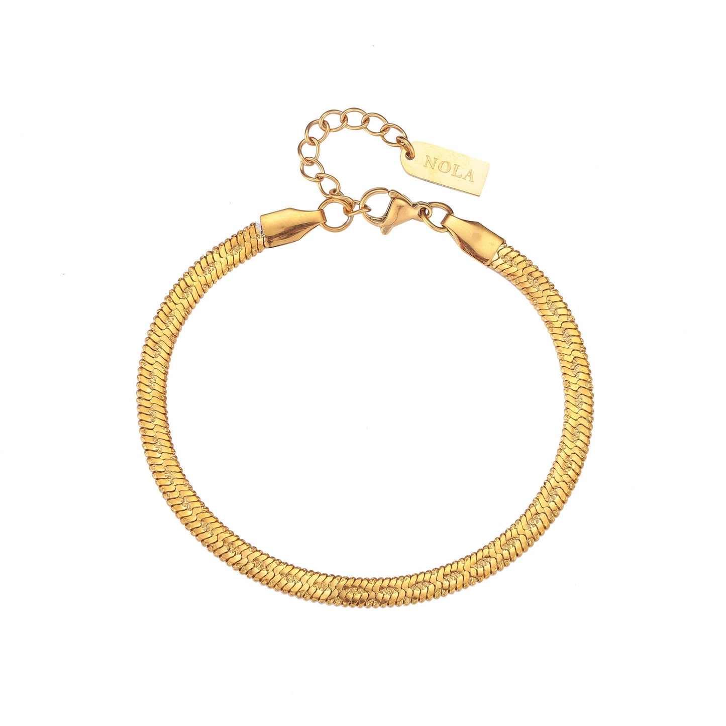 Brazalete Cadena Plana Infinito