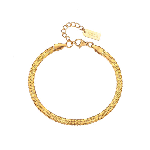 Brazalete Cadena Plana Infinito