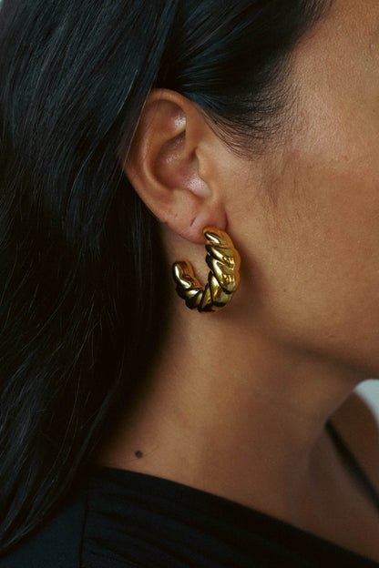 Pendientes BIG CROISSANT.