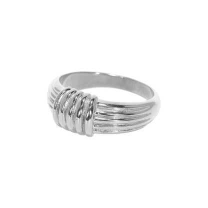 Anillo Nudo Bañado en Oro