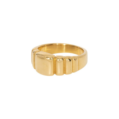 Anillo Loafy Chapado en Oro