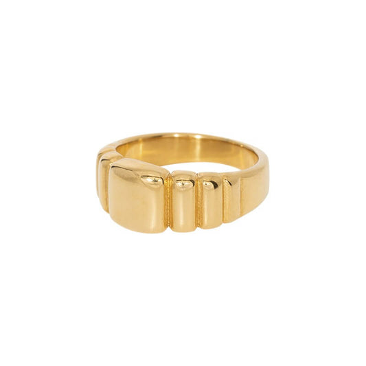 Anillo Loafy Chapado en Oro