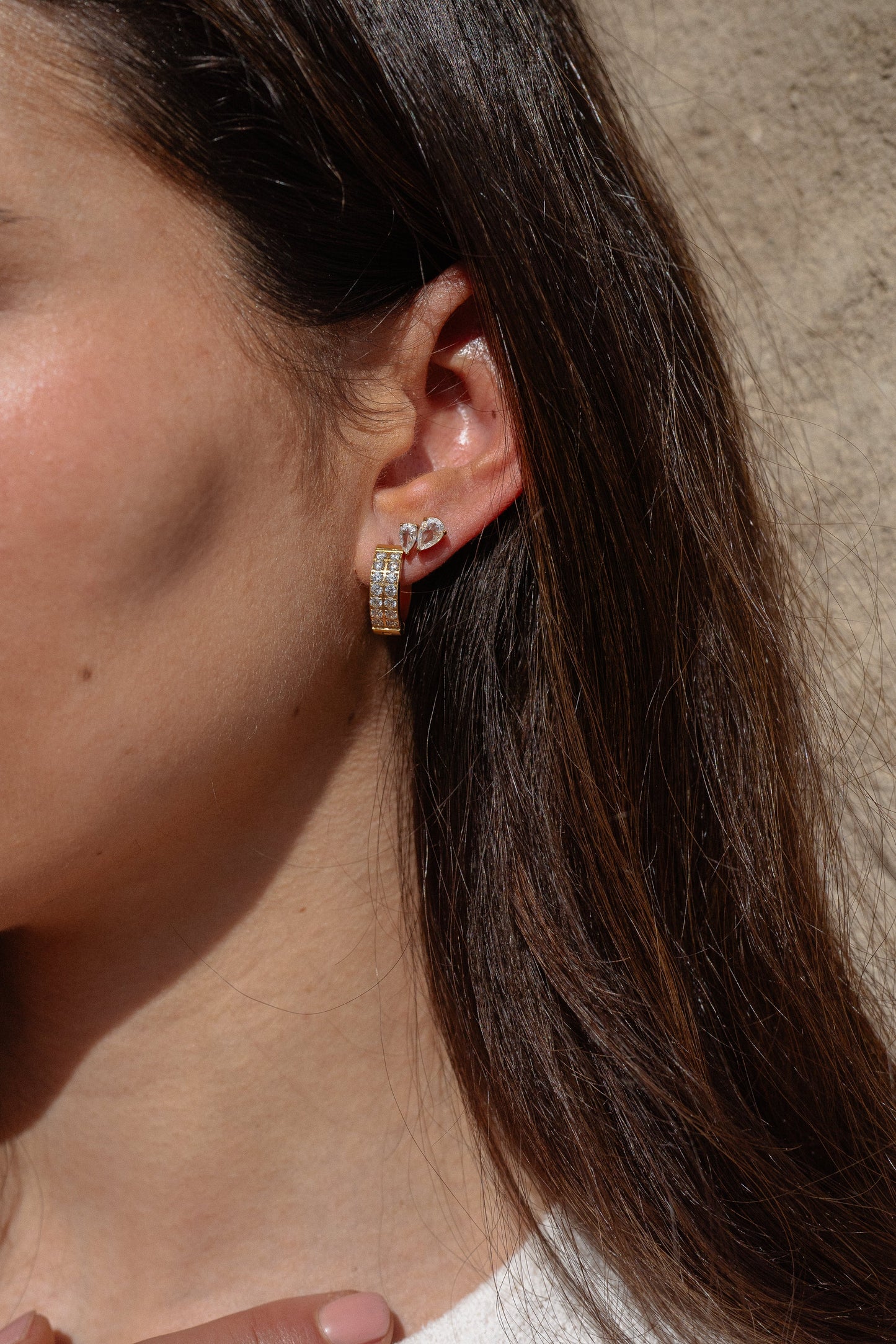 Pendientes DOBLE PAVÉ