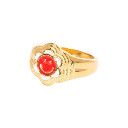 Anello Sunny Flower Placcato Oro