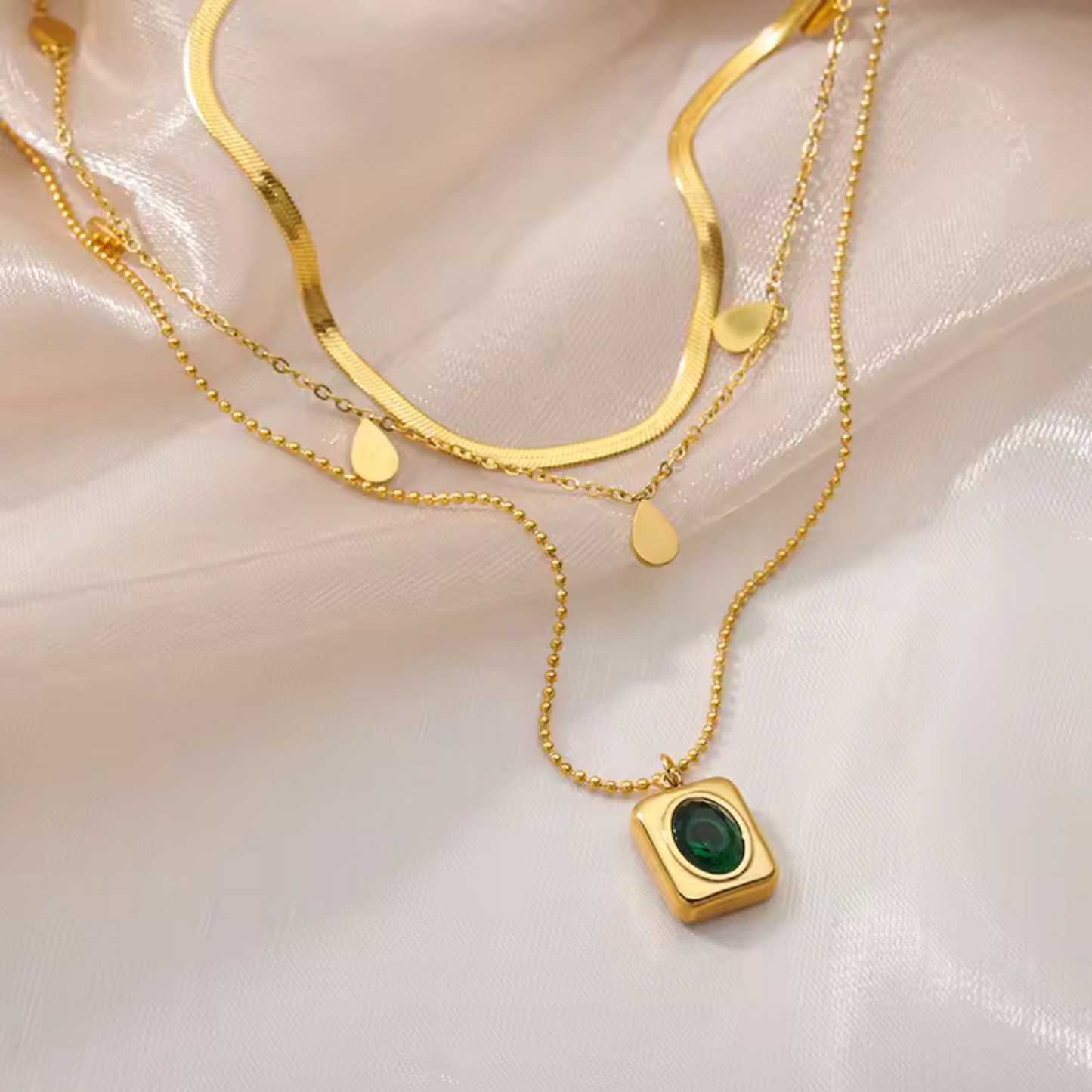 Collar Leona Esmeralda