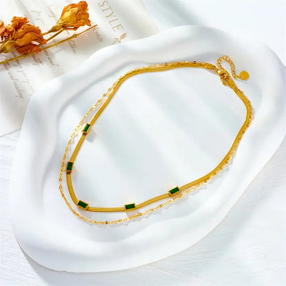 Collar de esmeraldas Annelie