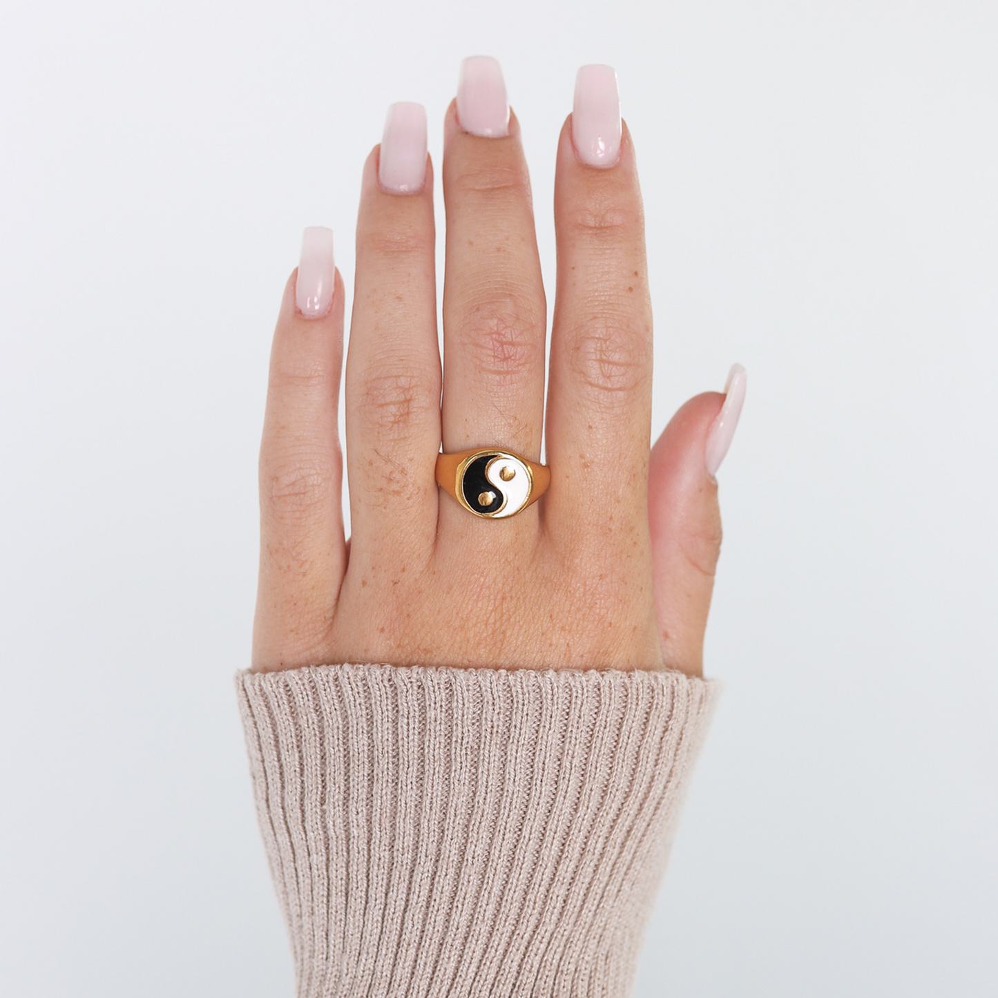 Anillo bañado en oro