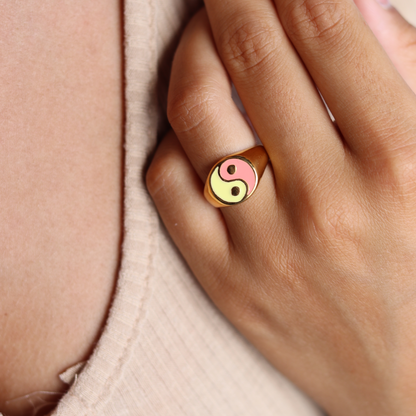 Anillo bañado en oro