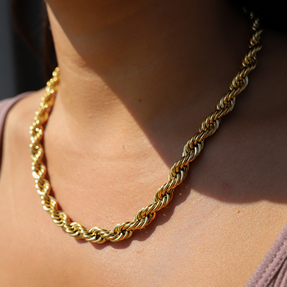 ORO TRENZADO. - 8MM