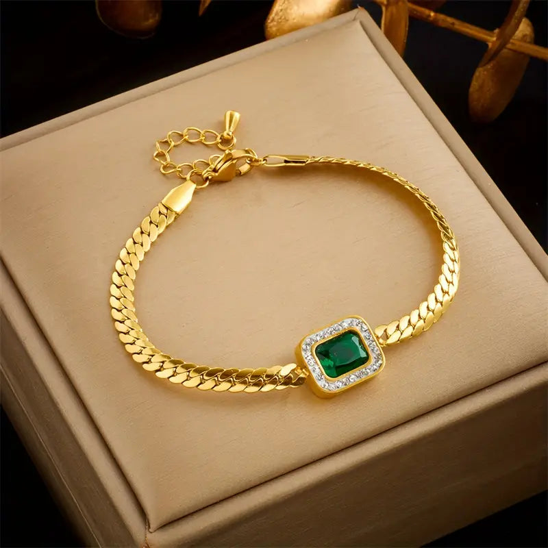 Pulsera Esmeralda Emilia