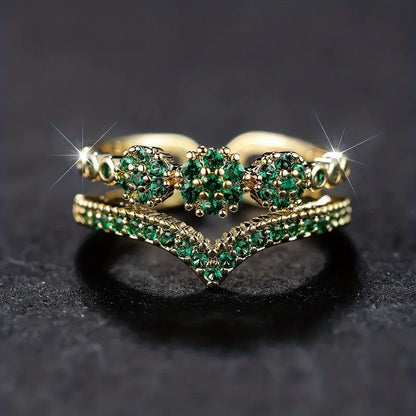 Anillo Esmeralda Marisa