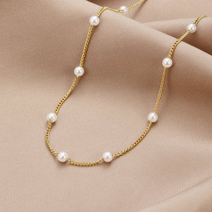 Collar de Perlas Nura en Oro de 18K